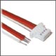 4" AR6400 X-Port Lead - 30AWG JR Wire & 1.00mm 1x4 Connector